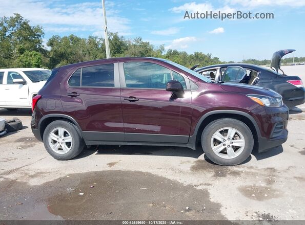 KL7CJKSB8MB308206 2021 CHEVROLET TRAX Purple უკანა სალონის ხედი