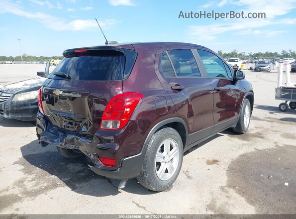 KL7CJKSB8MB308206 2021 CHEVROLET TRAX Purple უკანა მარჯვენა