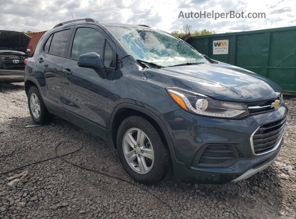 KL7CJLSB6MB334146 2021 CHEVROLET TRAX Gray Передня права чверть