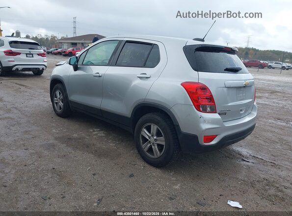 KL7CJNSB2MB315573 2021 CHEVROLET TRAX Silver Trasero izquierdo