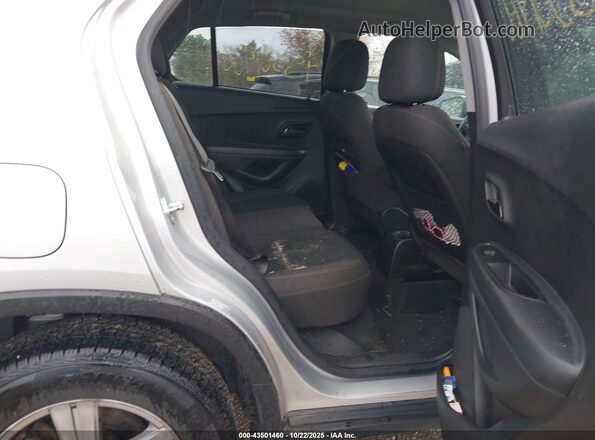 KL7CJNSB2MB315573 2021 CHEVROLET TRAX Silver Vista de la etiqueta del VIN