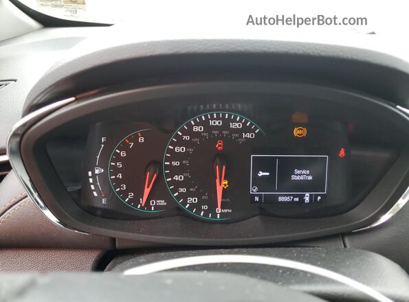 KL7CJPSB0LB047486 2020 CHEVROLET TRAX Black Vista del cuadro de instrumentos
