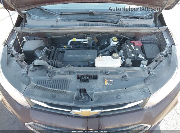 KL7CJPSB0MB325661 2021 CHEVROLET TRAX Maroon უკანა ხედი