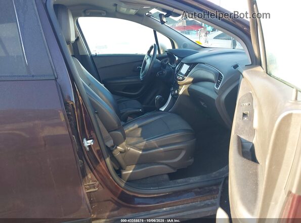 KL7CJPSB0MB325661 2021 CHEVROLET TRAX Maroon წინა სალონის ხედი