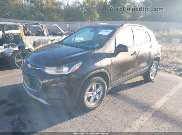 KL7CJPSB0MB325661 2021 CHEVROLET TRAX Maroon წინა მარცხენა ხედი სამი მეოთხედიდან