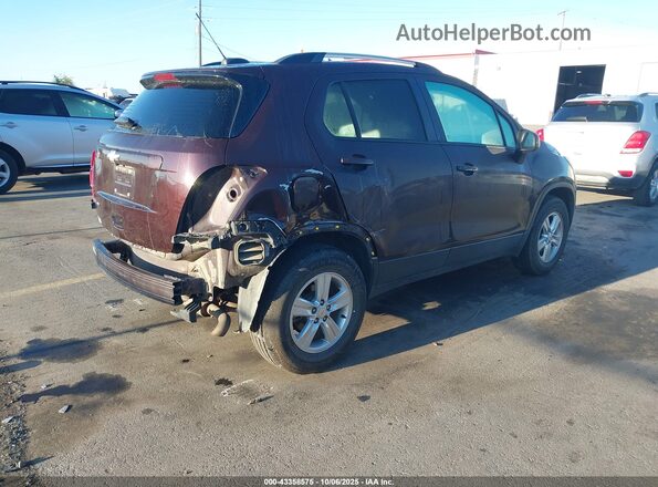 KL7CJPSB0MB325661 2021 CHEVROLET TRAX Maroon უკანა მარჯვენა