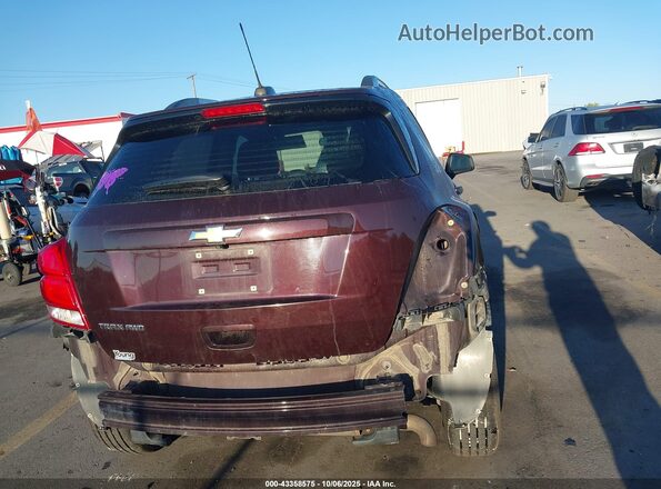 KL7CJPSB0MB325661 2021 CHEVROLET TRAX Maroon 