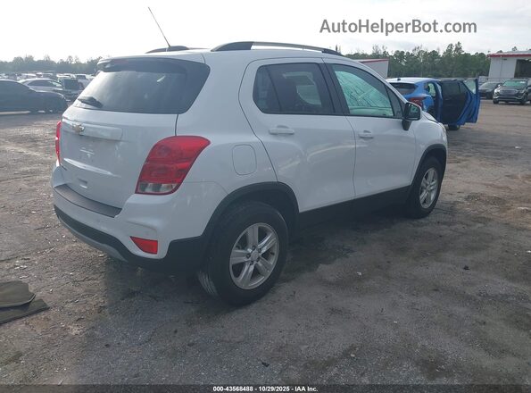 KL7CJPSB1MB359382 2021 CHEVROLET TRAX Белый Задняя правая четверть