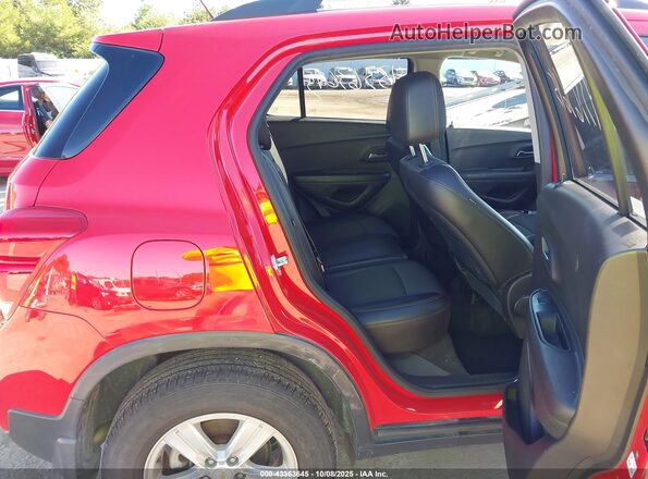 KL7CJPSB7LB331715 2020 CHEVROLET TRAX Red Vista de la etiqueta del VIN