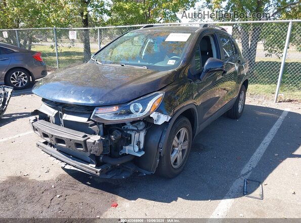 KL7CJPSB8MB333488 2021 CHEVROLET TRAX Black Առջևի ձախ երեք քառորդ տեսարան