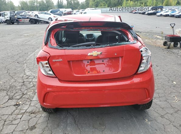 KL8CA6SA3MC737550 2021 CHEVROLET SPARK Красный Вид сзади