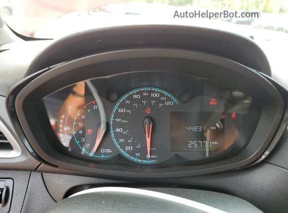 KL8CA6SA3MC737550 2021 CHEVROLET SPARK Красный Вид щитка приборов
