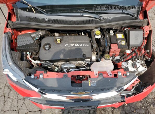 KL8CA6SA3MC737550 2021 CHEVROLET SPARK Красный Вид задней части салона