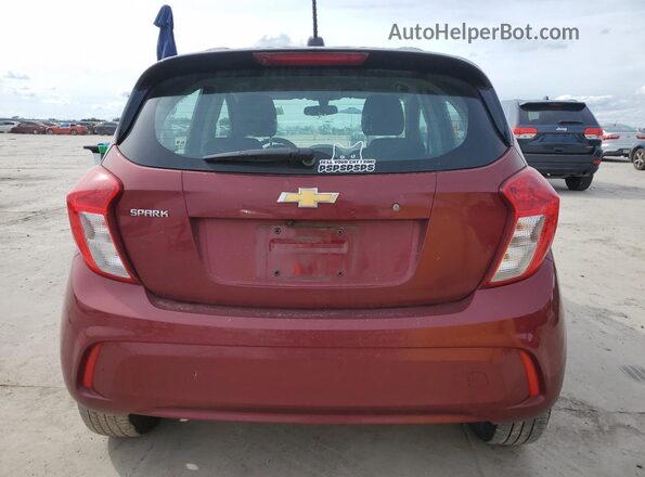KL8CB6SA1NC010597 2022 CHEVROLET SPARK Maroon Հետևի տեսք