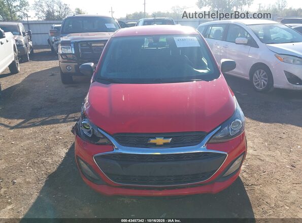 KL8CB6SA2LC421732 2020 CHEVROLET SPARK Красный Вид щитка приборов