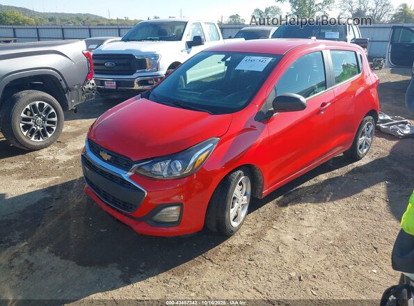 KL8CB6SA2LC421732 2020 CHEVROLET SPARK Красный Передняя левая четверть