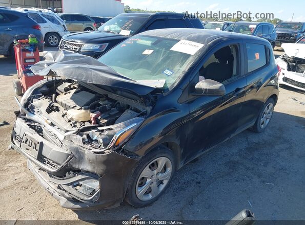 KL8CB6SA2LC479243 2020 CHEVROLET SPARK Black Առջևի ձախ երեք քառորդ տեսարան