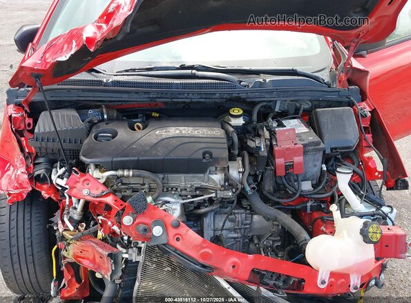 KL8CB6SA4LC419013 2020 CHEVROLET SPARK Red Widok z tyłu