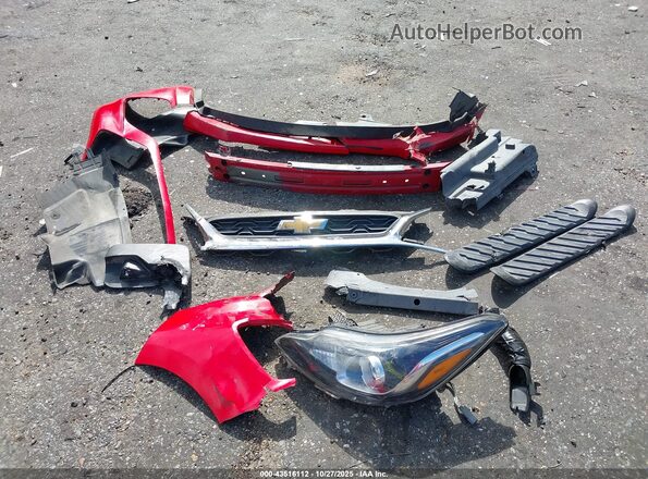KL8CB6SA4LC419013 2020 CHEVROLET SPARK Red Widok zestawu wskaźników