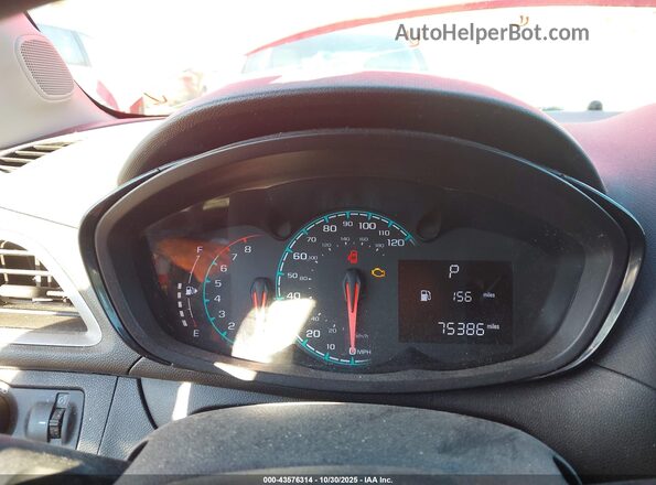 KL8CB6SA4LC458880 2020 CHEVROLET SPARK Red Rear seats view