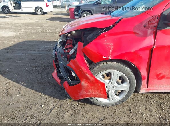 KL8CB6SA4LC458880 2020 CHEVROLET SPARK Red Front view