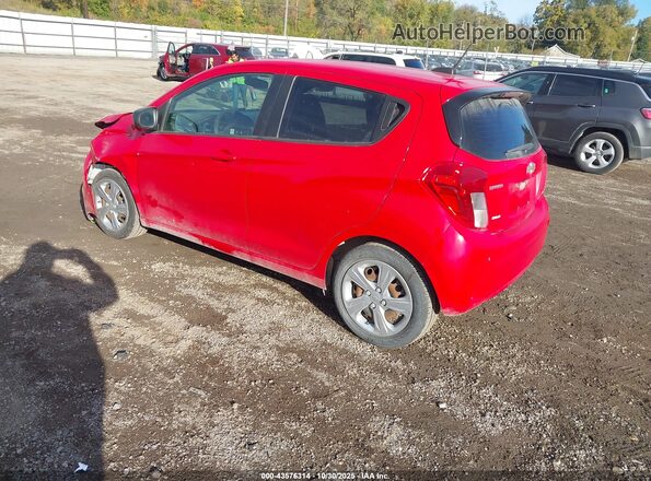 KL8CB6SA4LC458880 2020 CHEVROLET SPARK Red Rear left
