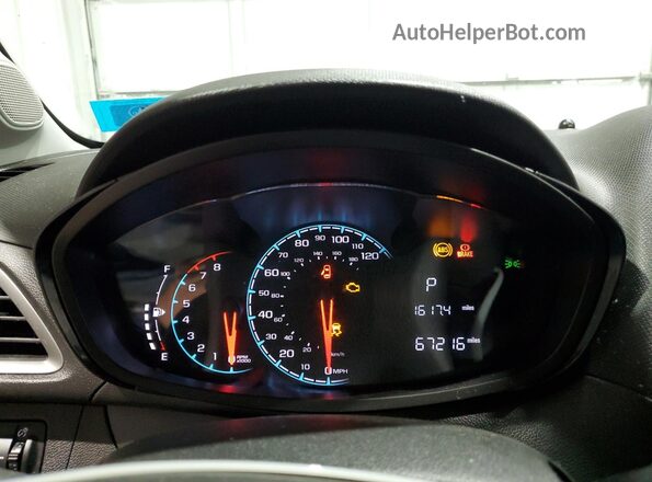KL8CB6SA5KC814428 2019 CHEVROLET SPARK Black Вид щитка приладів