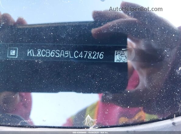 KL8CB6SA5LC478216 2020 CHEVROLET SPARK Silver Vista del compartimento del motor