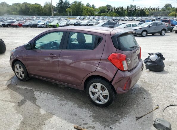 KL8CB6SA7LC441314 2020 CHEVROLET SPARK Темно-бордовый Задняя левая четверть