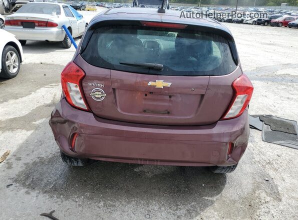 KL8CB6SA7LC441314 2020 CHEVROLET SPARK Темно-бордовый Вид сзади