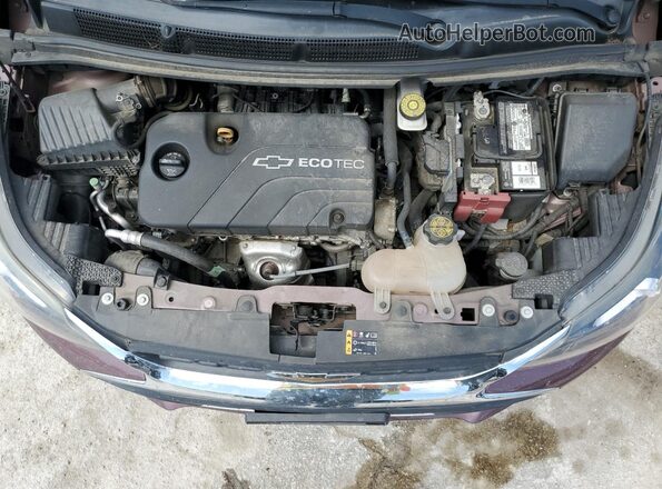 KL8CB6SA7LC441314 2020 CHEVROLET SPARK Темно-бордовый Вид задней части салона