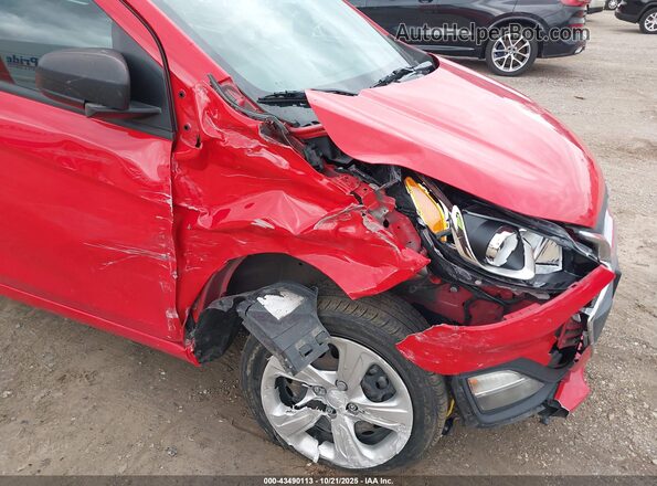 KL8CB6SA8MC221648 2021 CHEVROLET SPARK Красный Вид спереди