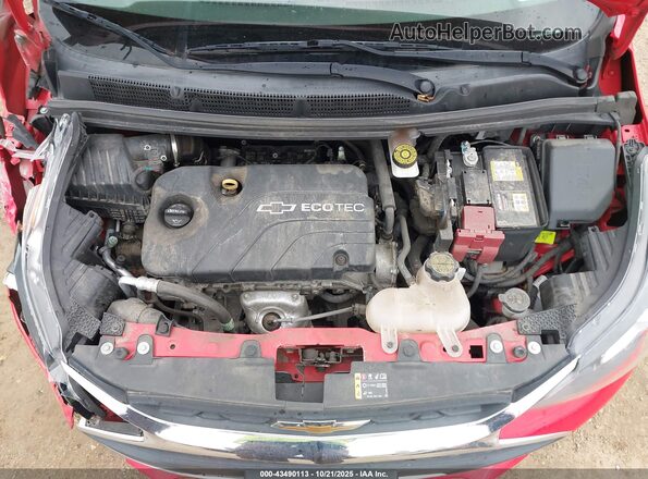 KL8CB6SA8MC221648 2021 CHEVROLET SPARK Красный Вид сзади