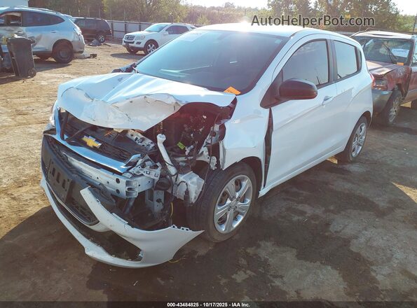 KL8CB6SA8MC712382 2021 CHEVROLET SPARK Белый Передняя левая четверть