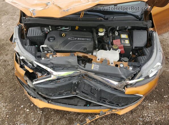 KL8CB6SA9LC446482 2020 CHEVROLET SPARK Оранжевый Вид задней части салона