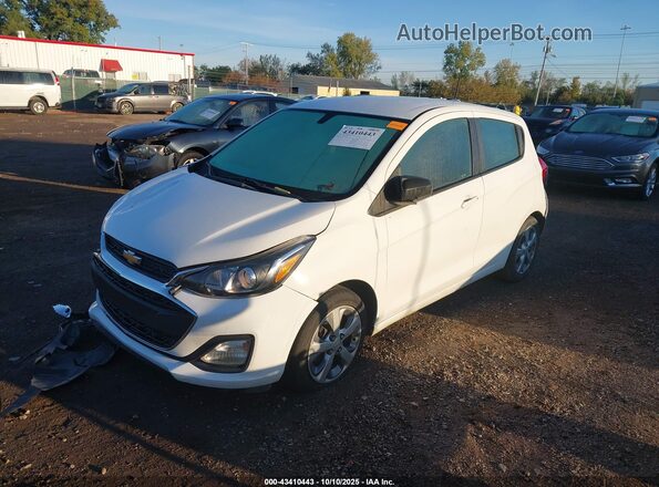 KL8CB6SAXLC404385 2020 CHEVROLET SPARK White Առջևի ձախ երեք քառորդ տեսարան