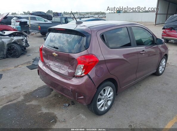 KL8CC6SA4MC709315 2021 CHEVROLET SPARK Burgundy Trasero derecho