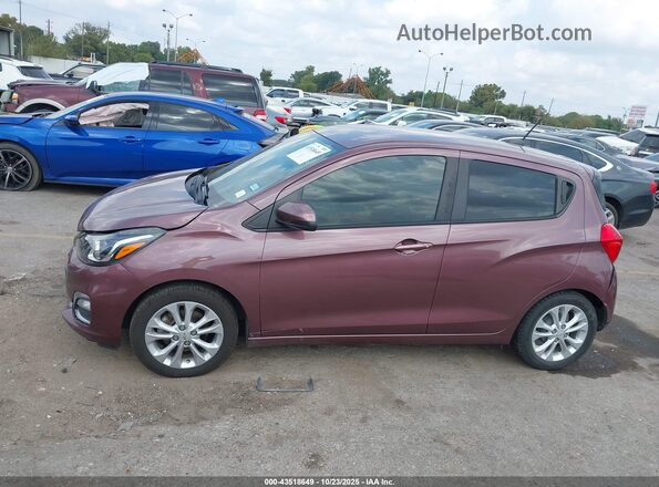 KL8CC6SA4MC709315 2021 CHEVROLET SPARK Burgundy Vista interior de 360 grados