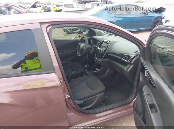 KL8CC6SA4MC709315 2021 CHEVROLET SPARK Burgundy Vista interior delantera