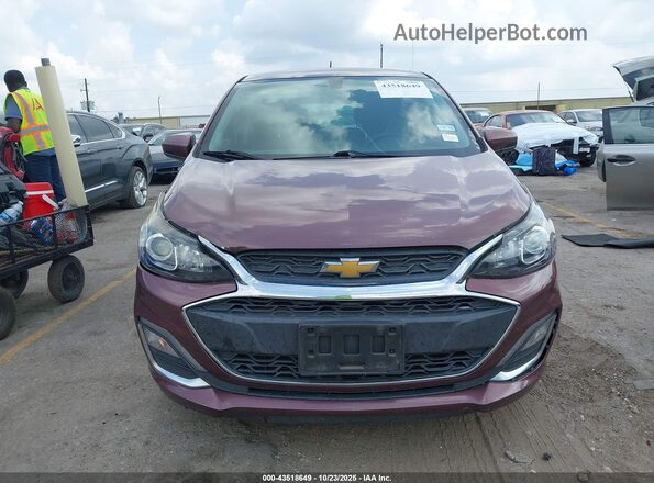 KL8CC6SA4MC709315 2021 CHEVROLET SPARK Burgundy Vista del cuadro de instrumentos