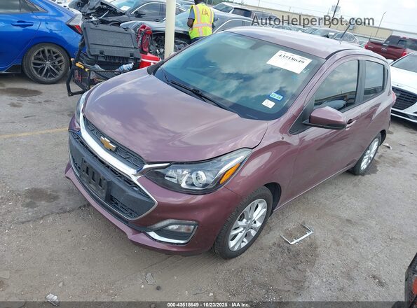 KL8CC6SA4MC709315 2021 CHEVROLET SPARK Burgundy Vista tres cuartos delantera izquierda