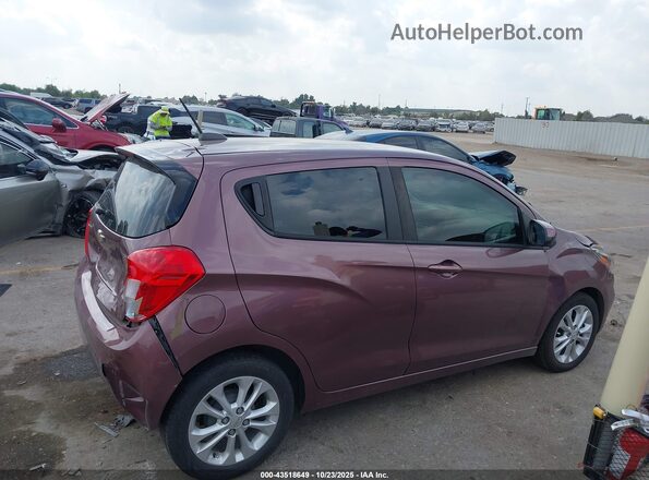 KL8CC6SA4MC709315 2021 CHEVROLET SPARK Burgundy Vista interior trasera