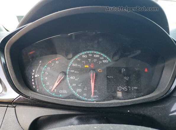 KL8CD6SA0LC419889 2020 CHEVROLET SPARK Gray Instrument cluster view