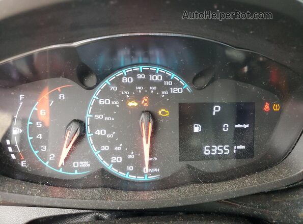 KL8CD6SA5LC415174 2020 CHEVROLET SPARK Black Вид щитка приладів