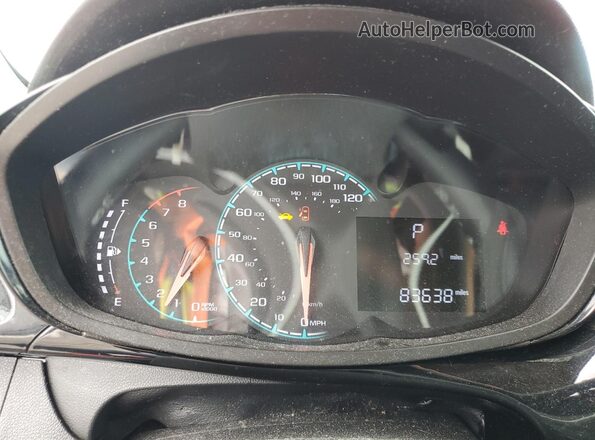 KL8CD6SA6LC419458 2020 CHEVROLET SPARK Red Instrument cluster view