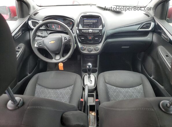 KL8CD6SA6LC419458 2020 CHEVROLET SPARK Red Dashboard view