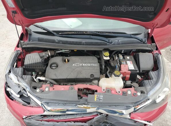 KL8CD6SA6LC419458 2020 CHEVROLET SPARK Red Rear interior view