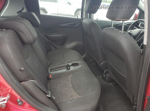KL8CD6SA6LC419458 2020 CHEVROLET SPARK Red Rear seats view