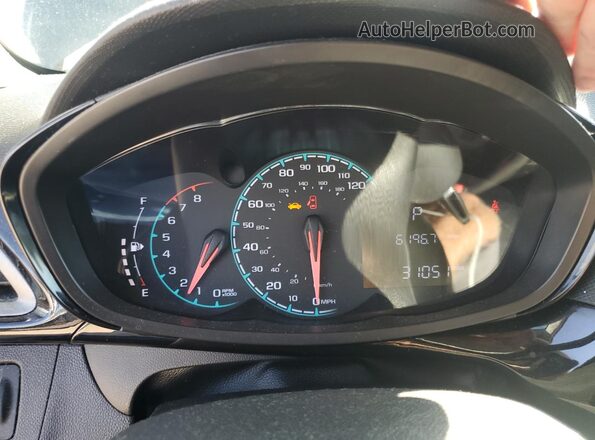 KL8CD6SA7LC415757 2020 CHEVROLET SPARK Gray Instrument cluster view