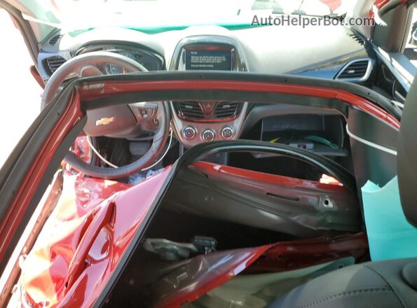 KL8CH6SA4LC462202 2020 CHEVROLET SPARK Red Dashboard view